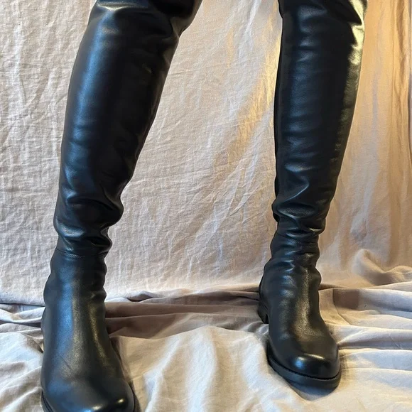 Stuart Weitzman sz 9 Iconic 5050 Classic sexy elegant strong must-have boots NIB - Picture 4 of 15